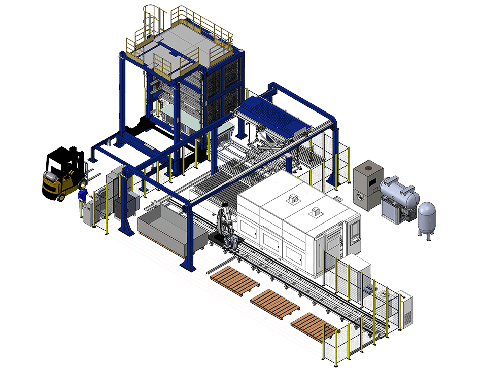 Robotic Intelligent Sorting Laser Cutting Cell